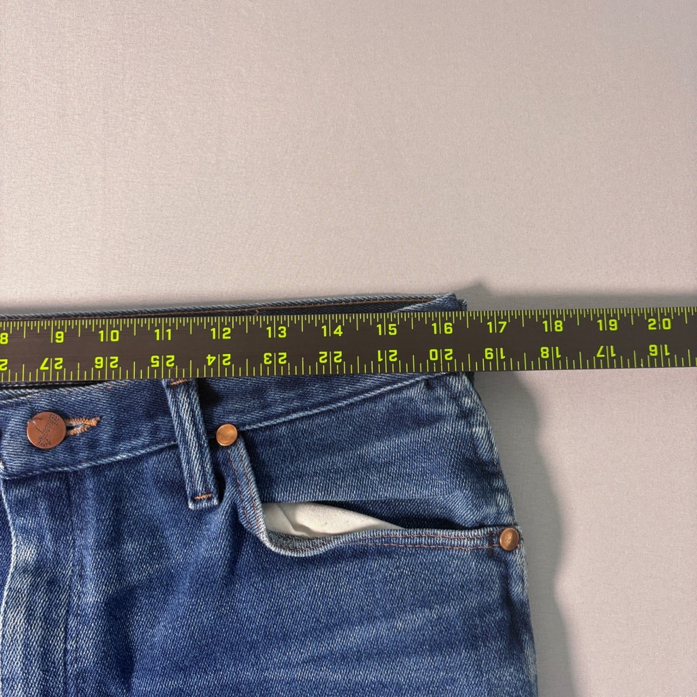 Vintage Wrangler 933STR Blue Jeans Mens 32x29 Straight Made in USA Cowboy Cut - Picture 3 of 6